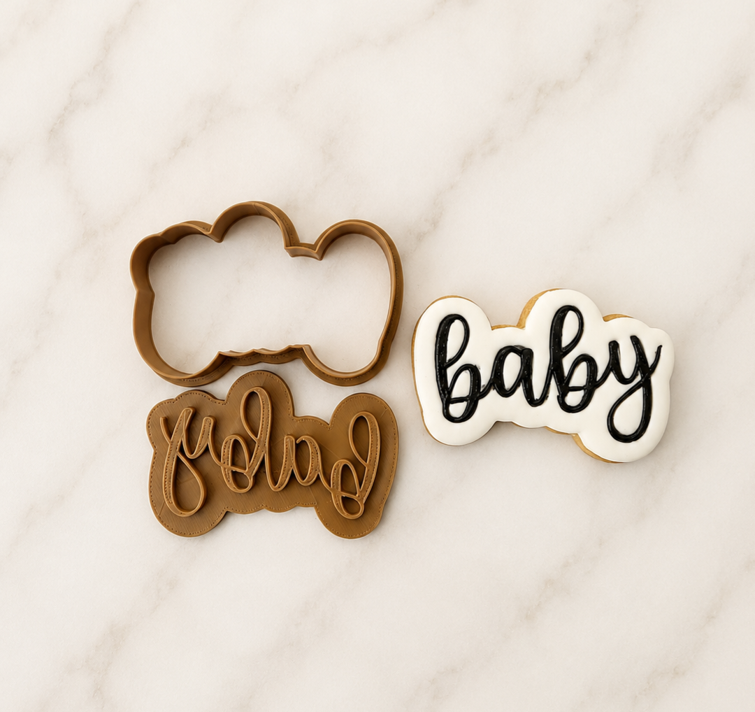Baby Cookie Cutter & Embosser Set