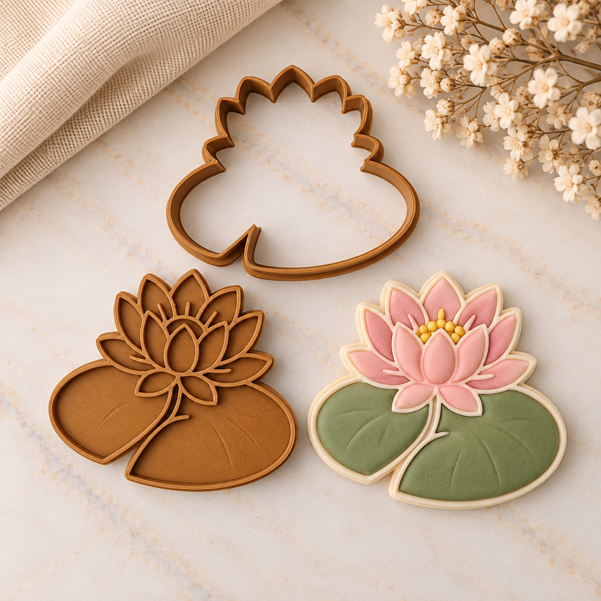 Lotus & Lily Pad Cookie Set