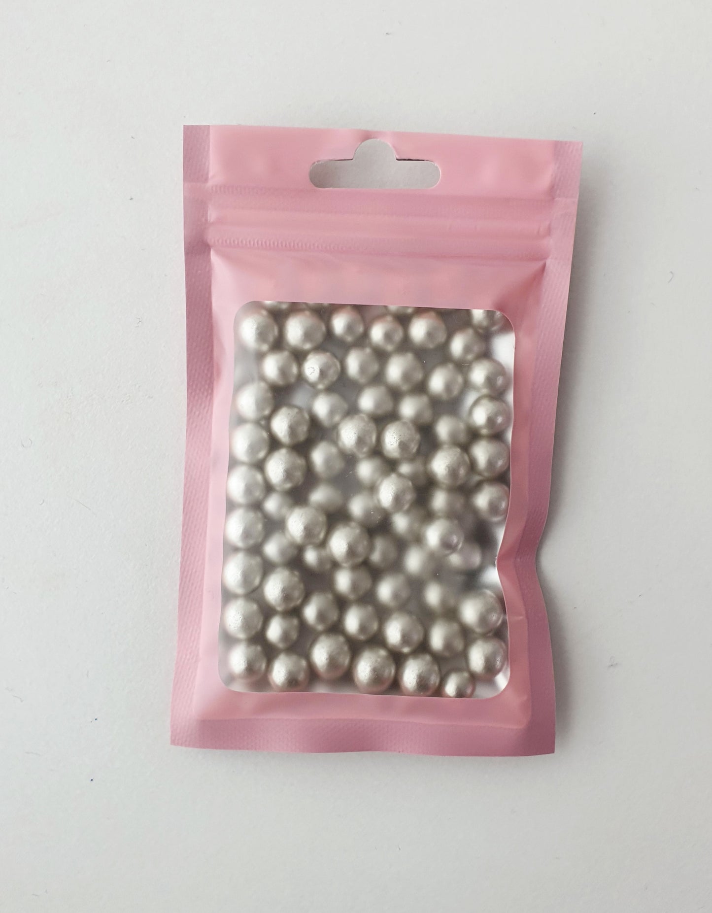 Silver 10mm Sugar Pearls