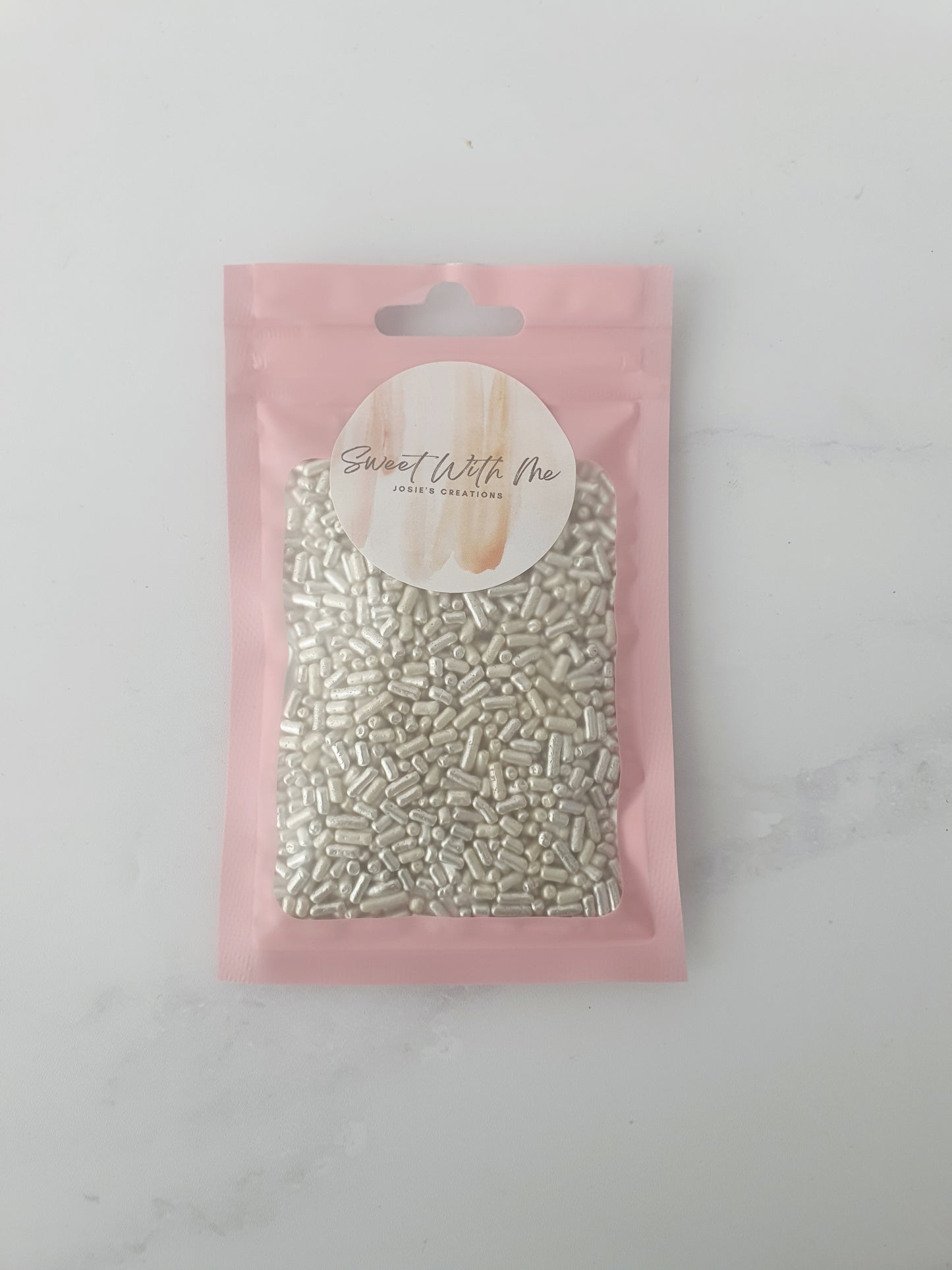 Silver Tiny Sugar Rods
