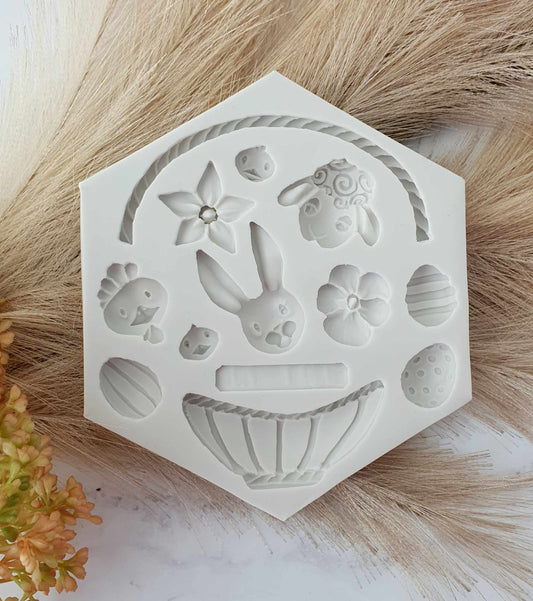 Easter Basket Silicone mold