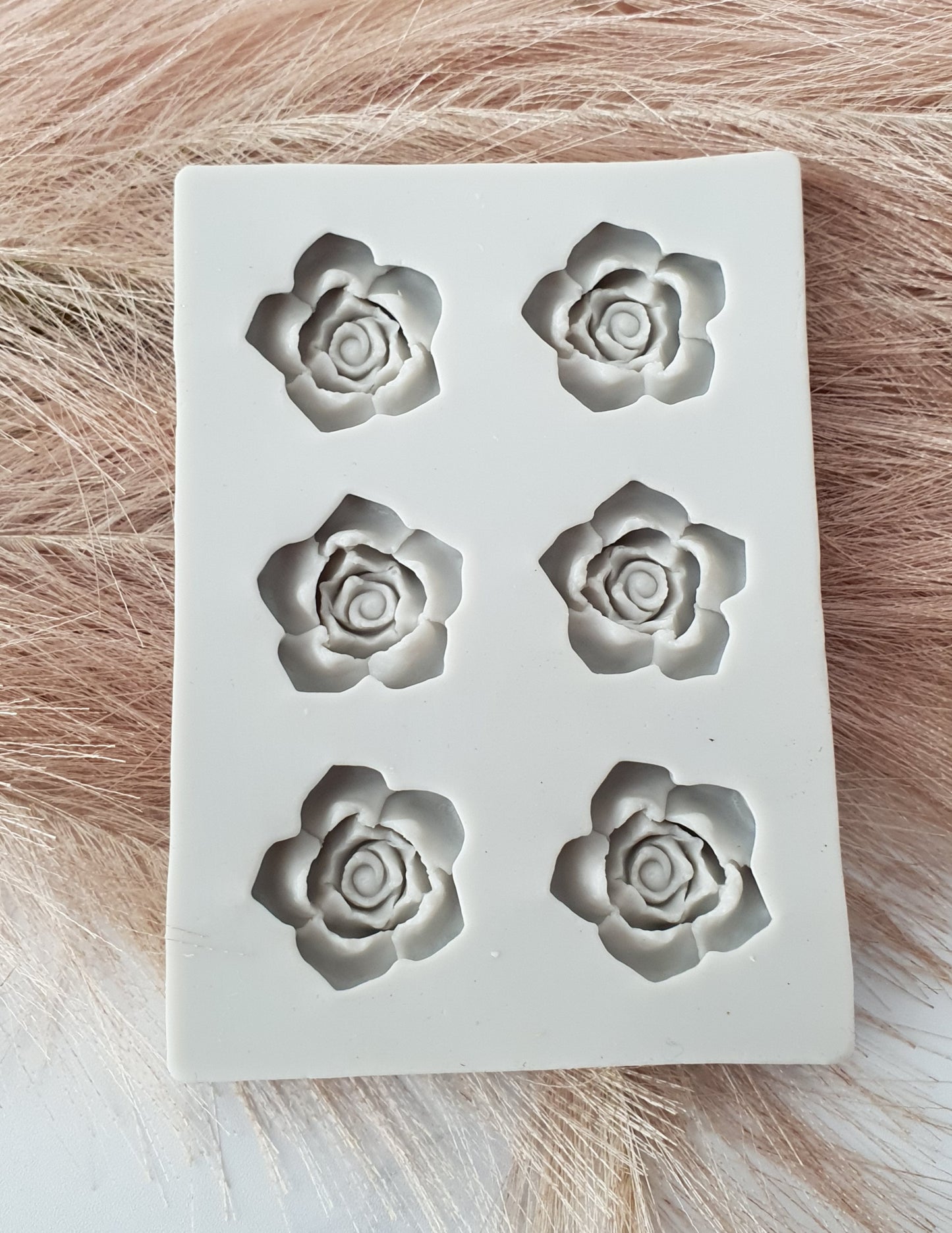 6 Mini Rose Silicone Mold