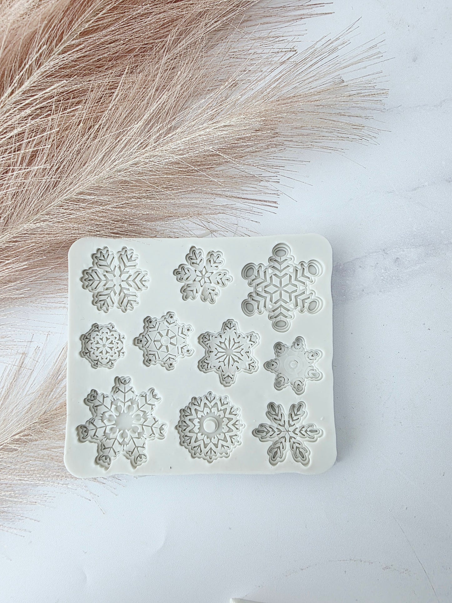 9 Snowflake Silicone Mould