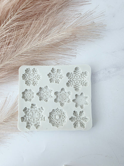 9 Snowflake Silicone Mould