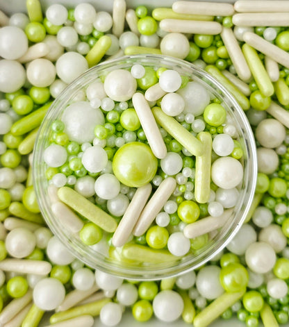 Lime & Pearl Sprinkle Blend