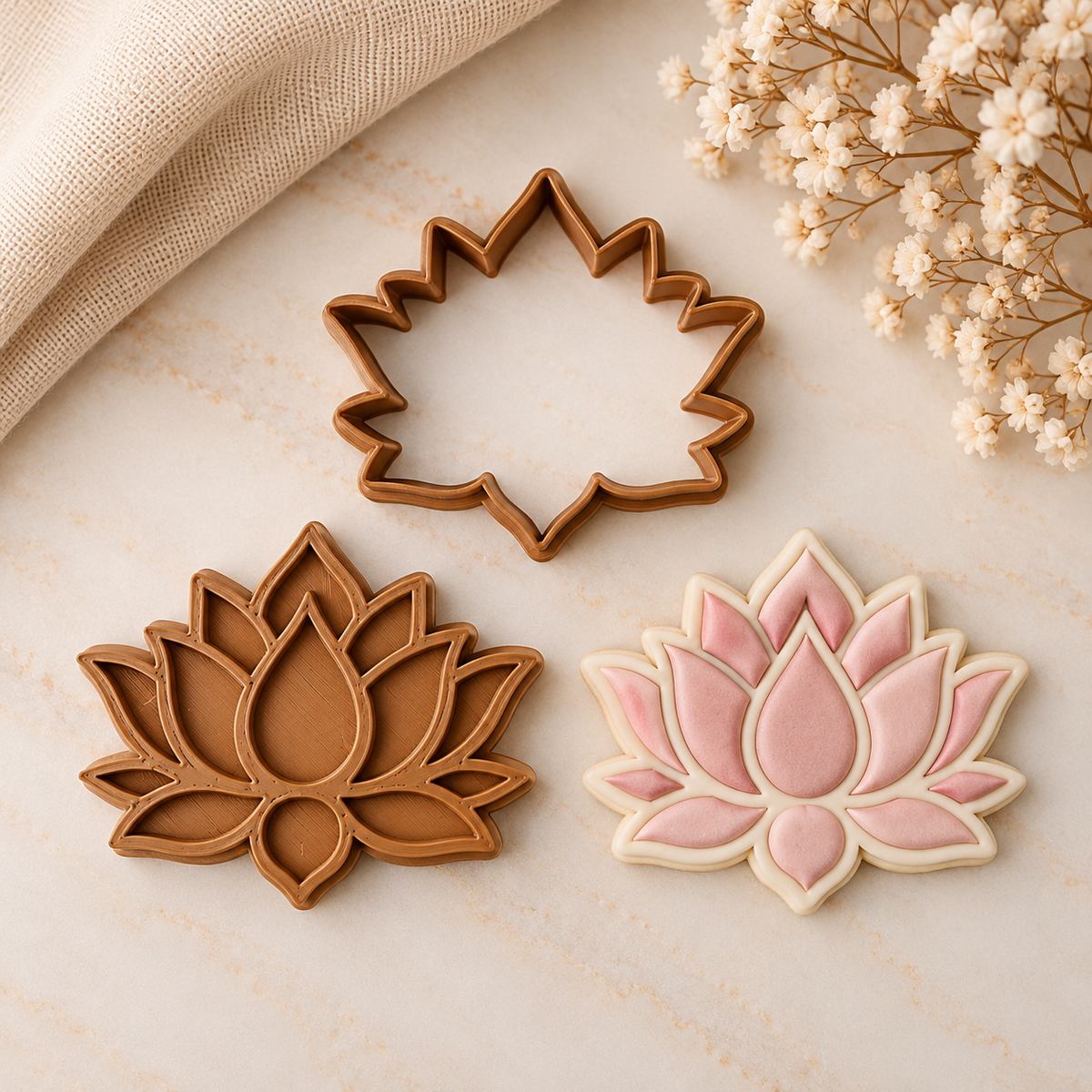 Lotus Flower Cutter & Embosser