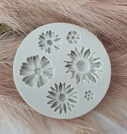 DAISY & SUNFLOWER SILICONE MOLD