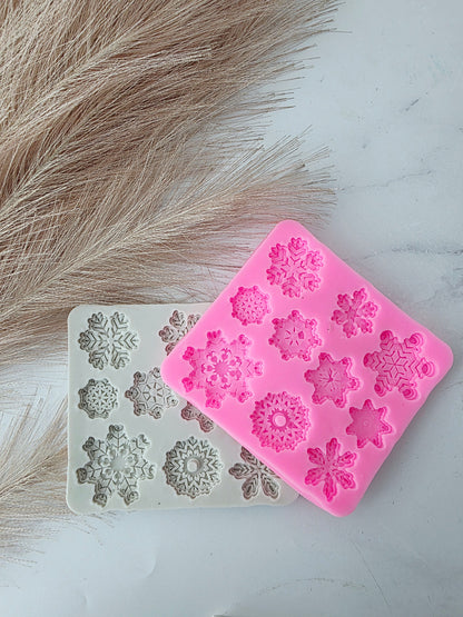 9 Snowflake Silicone Mould