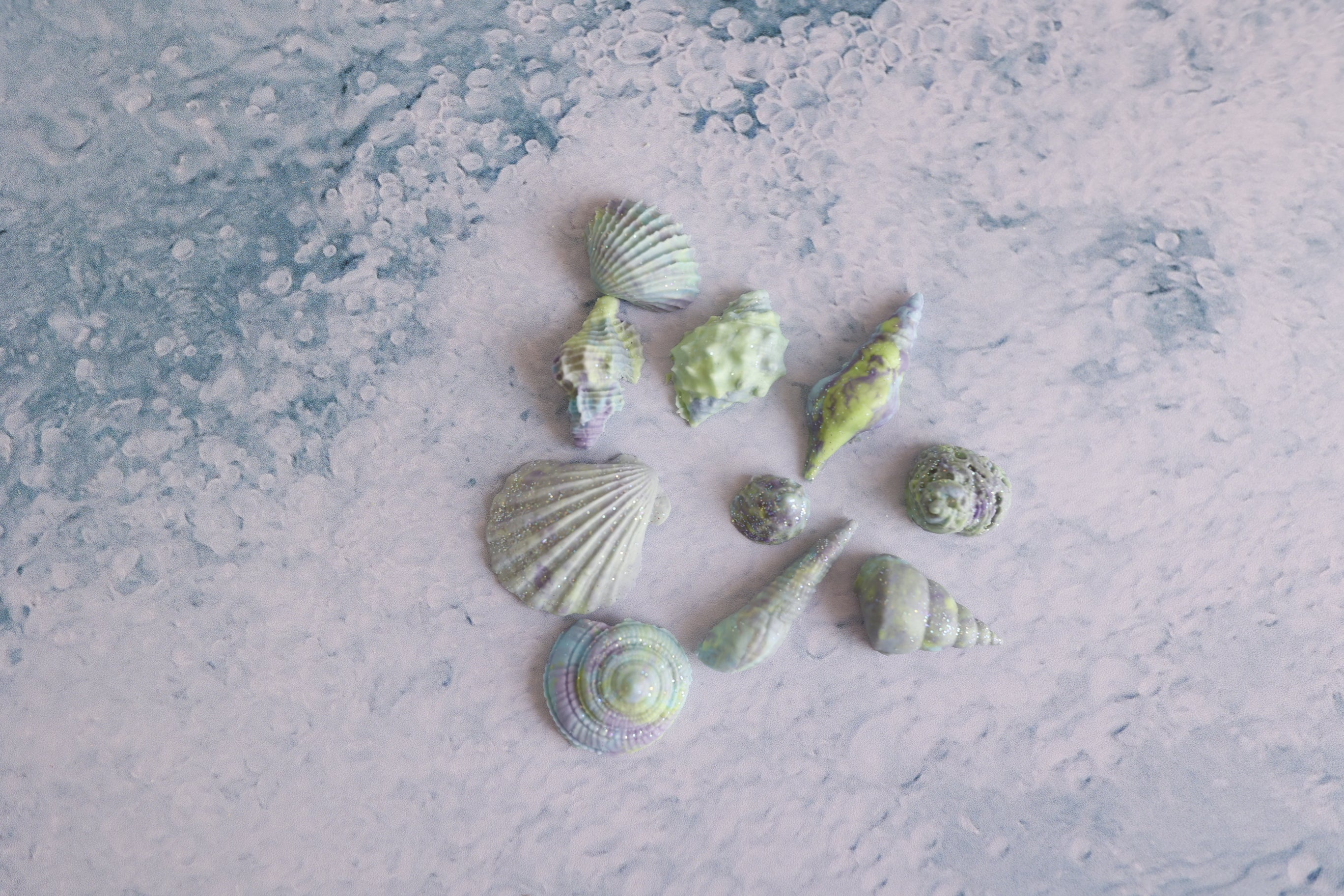 Marble Mini Shells – Sweet with Me Designs